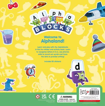 Carticica cu activitati Alphablocks - Lipesc, ma joc & invat