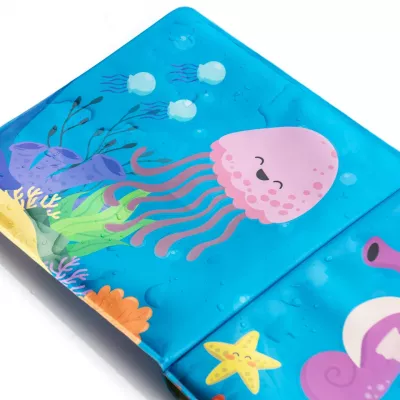 Carticica de baie plutitoare, 8 pagini colorate care isi schimba culoarea in contact cu apa, MyHappyBath Book, Reer 76012