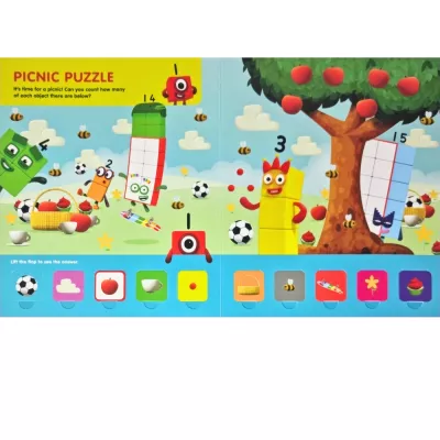 Carticica Deschide ferestrele - Numberblocks 1-20