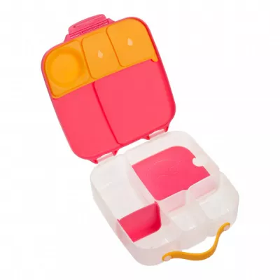 Caserola compartimentata Lunchbox - roz/portocaliu - b.box