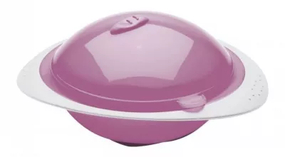 Castron cu capac pentru microunde - Orchid pink - Thermobaby