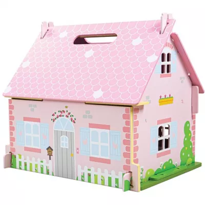 Casuta din lemn pentru papusi - Flowers - BigJigs