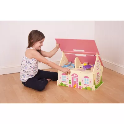 Casuta din lemn pentru papusi - Flowers - BigJigs