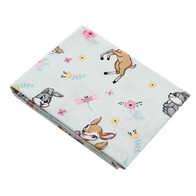 Cearceaf cu elastic - Caprioare - Baltic Bebe