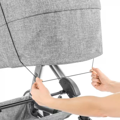 Copertina pentru protectie solara UV 50+, parasolar pentru carucior de copii, model universal, negru, Reer ShineSafe Black 84191