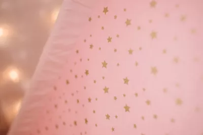 Cort de joaca - Gold Stars Teepee - Pink - Maradalia Kids
