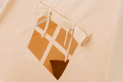 Cort de joaca teepee - Bej - Maradalia Kids