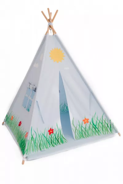 Cort de joaca pictat manual - Primavara - Maradalia Kids