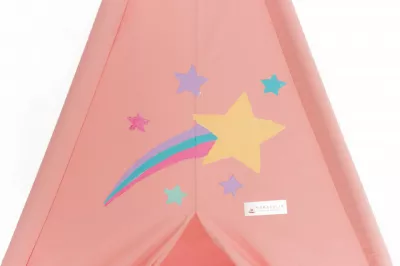 Cort de joaca pictat manual - Unicorn - Roz - Maradalia Kids