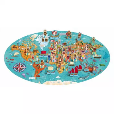 Cunoaste si exploreaza - Puzzle Civilizatii antice (200 piese)