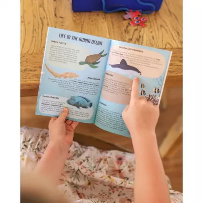 Cunoaste si exploreaza - Puzzle Mari si oceane (205 piese)