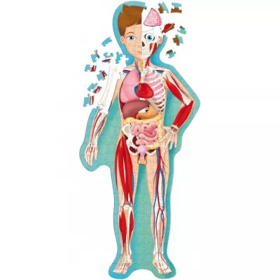 Cunoaste si exploreaza - Puzzle Minunatul corp uman (200 piese)