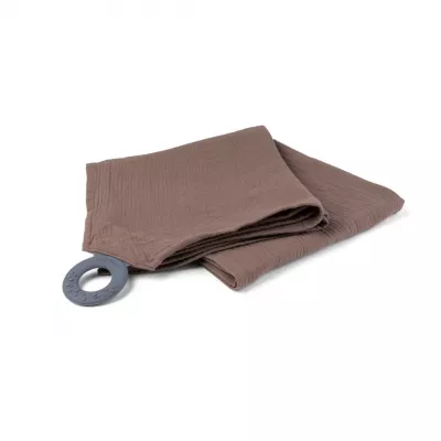 Doomoo - Esarfa pentru alaptat multifunctionala din bumbac organic Momâ€™n Play Chocolate