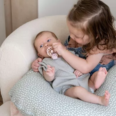 Doomoo - Perna pentru alaptat 2 in 1 Softy Cloudy kaki