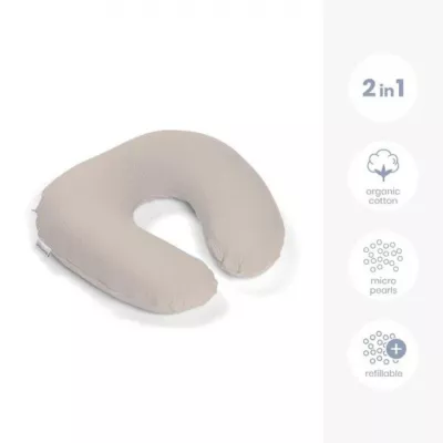 Doomoo - Perna pentru alaptat 2 in 1 Softy Tetra Jersay Sand