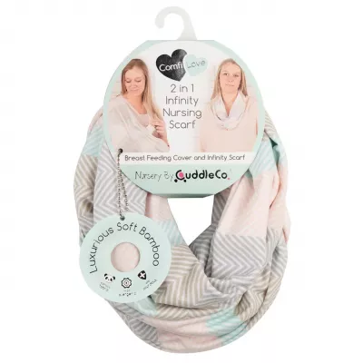 Esarfa pentru alaptare din bambus - Comfi-Love - Herringbone - CuddleCo.