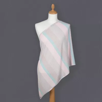 Esarfa pentru alaptare din bambus - Comfi-Love - Herringbone - CuddleCo.