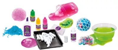 Experimente geniale - Laboratorul de slime	fluorescent