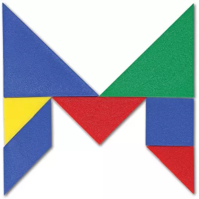 Tangram in 4 culori - Learning Resources