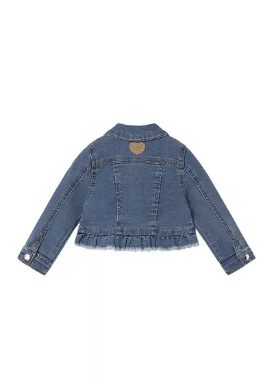 Geaca blugi - albastru - volane - Mayoral  3 ani