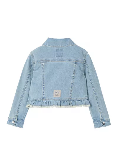 Geaca blugi - bleu - volane - Mayoral 
