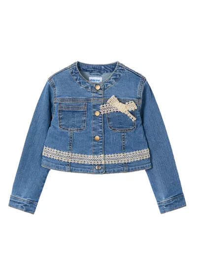 Geaca blugi - bleumarin - funda - Mayoral 6 ani