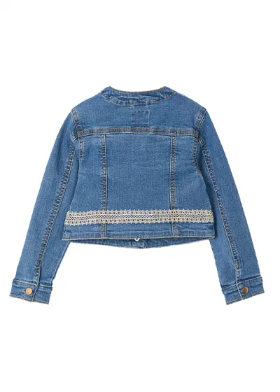 Geaca blugi - bleumarin - funda - Mayoral 7 ani