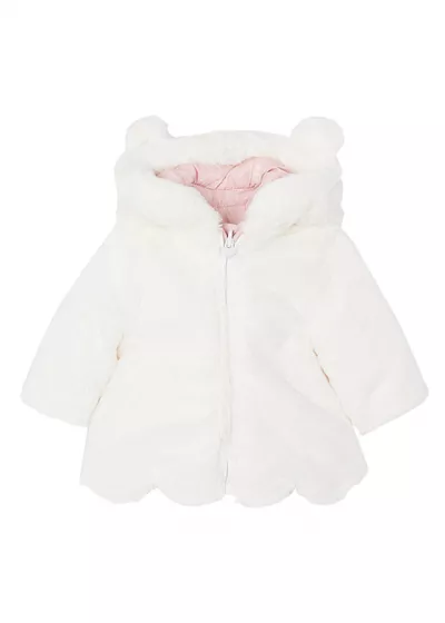 Geaca reversibila ECOFRIENDS cu blanita - Roz - Mayoral 12 luni