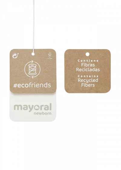 Geaca reversibila ECOFRIENDS cu urechiuse - Bej / Bleu - Mayoral 