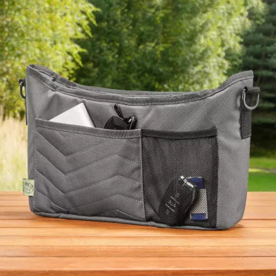 Geanta multifunctionala 2in1, cu aleza pentru schimbat scutecul bebelusului, din plastic reciclat, Reer Growing Organiser Bag 84071
