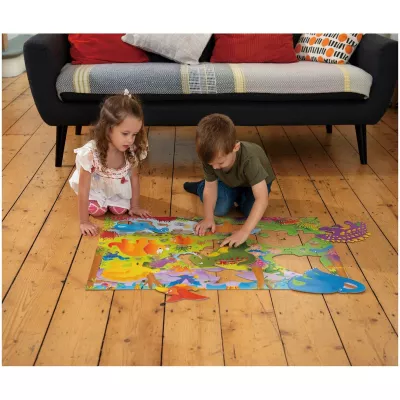 Giant Floor Puzzle: Dinozauri (30 piese)