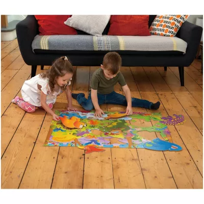 Giant Floor Puzzle: Dinozauri (30 piese)