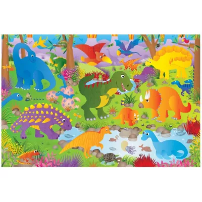 Giant Floor Puzzle: Dinozauri (30 piese)