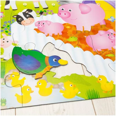 Giant Floor Puzzle: Ferma (30 piese)