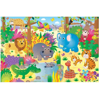 Giant Floor Puzzle: Jungla (30 piese)
