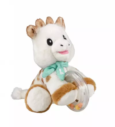 Jucarie de plus cu bilute zornaitoare - Sophie la Girafe