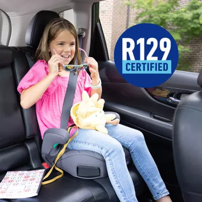 Graco - Scaun auto booster i-Size, Booster Max Iron, 137-150 cm, certificat R129