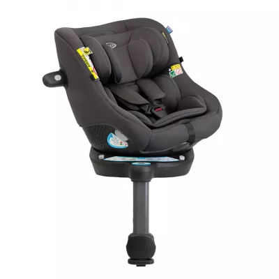 Graco - Scaun auto Turn2Me 360Â° DLX Iron, 40-105 cm, certificata R129 si testat ADAC
