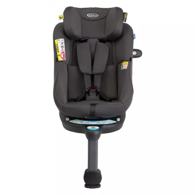Graco - Scaun auto Turn2Me 360Â° DLX Iron, 40-105 cm, certificata R129 si testat ADAC