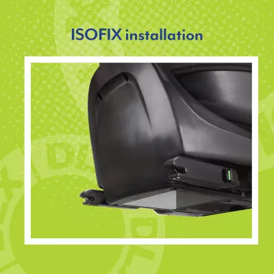 Graco - Scaun auto Turn2Me 360Â° DLX Iron, 40-105 cm, certificata R129 si testat ADAC