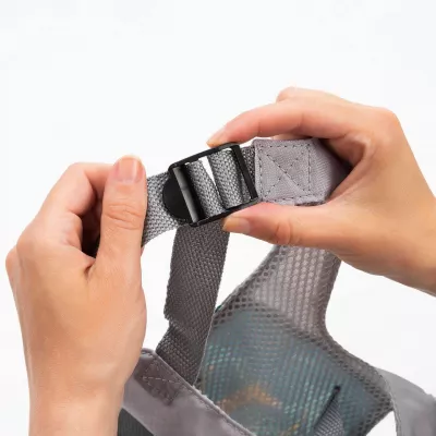 Ham de siguranta si mers pentru bebelusi, reglabil, cu frau de ghidare detasabil, Reer Travelkid Go 53132