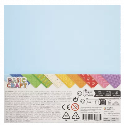 Hartie origami 15 x 15 cm, 50 file