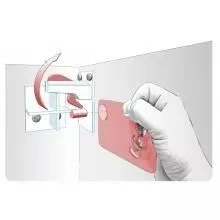 Incuietoare magnetica pentru sertare si dulapuri REER 7206