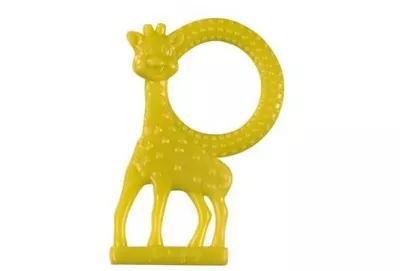 Inel dentitie vanilie, in cutie cadou - Verde - Sophie la Girafe