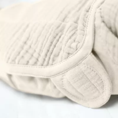 Ingenuity - Sistem de infasare Swaddle Me 0-3 luni, muselina, colectia Original, Cream