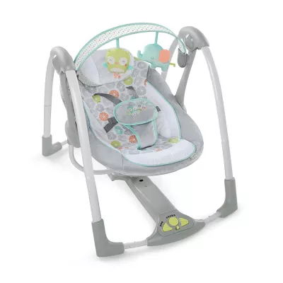 Ingenuity - Leagan portabil Swing 'n Go Portable Swin - Hugs & Hoots