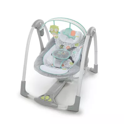 Ingenuity - Leagan portabil Swing 'n Go Portable Swin - Hugs & Hoots
