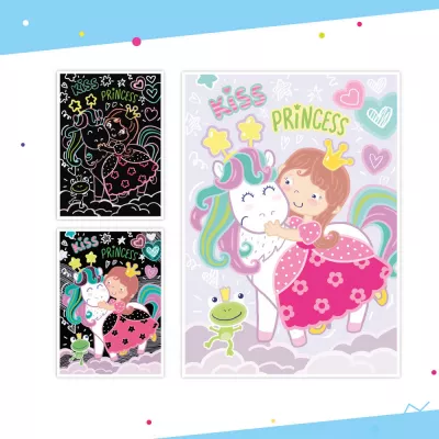 Joc creativ de razuit - Printesa