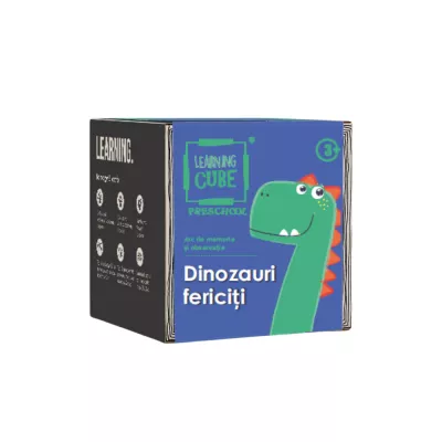 Joc de atentie Learning Cube®  - Dinozauri fericiti