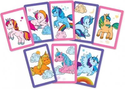 Joc de carti 2 in 1 - Unicorni